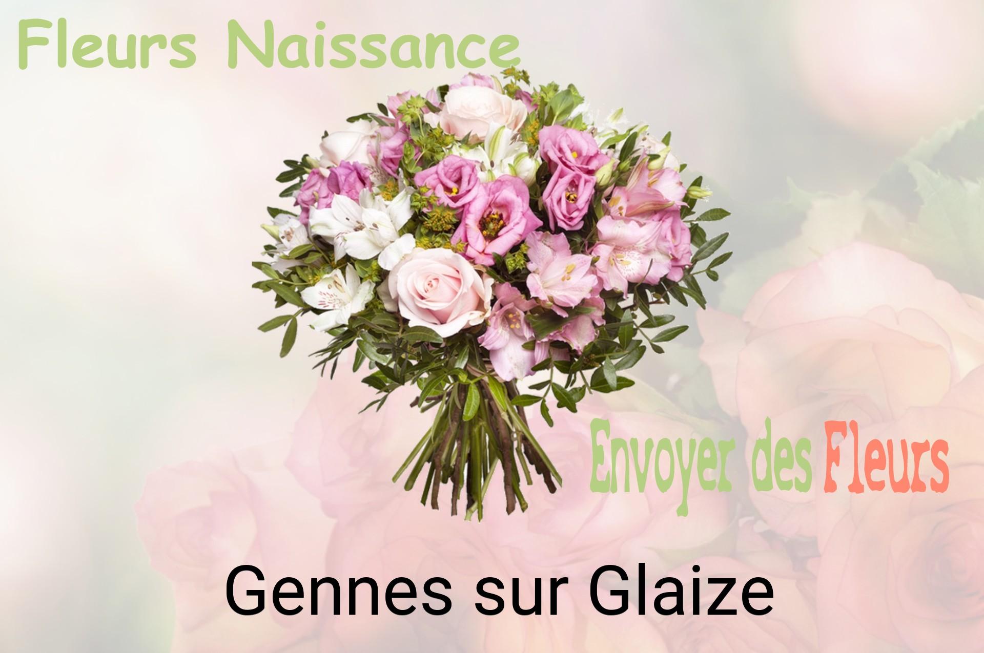 Bouquet de fleurs de naissance livré à Gennes-sur-Glaize